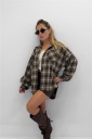 camicia in flanella a quadri ella